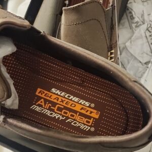 Skechers Men's Tan Relaxed Fit Loafers